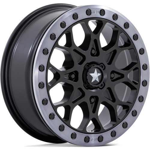 MSA M48 Portal Beadlock 15" - Satin Black - MSA-M48SB