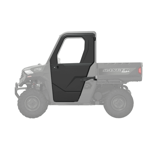 2022+ Polaris Ranger SP 570 Poly Front Door Set with Manual Windows - Black - 2889481-070