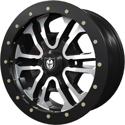 Polaris Pro Armor Revolver 16" Front | Rear - Matte Black | Accent Polaris Pro Armor Revolver 16" Front | Rear - Matte Black | Accent