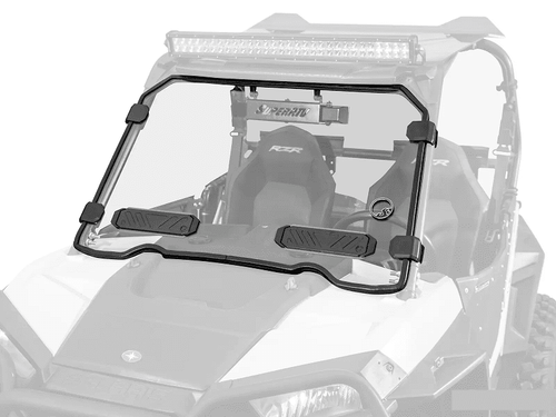 Super ATV|2014-2020 Polaris RZR 900|S 900|XP 1000|XP Turbo|Scratch Resistant Vented Full Windshield