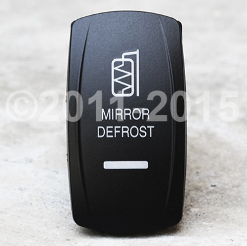 Mirror Defrost - Dual Led Lighted Rocker Switch Mirror Defrost - Dual Led Lighted Rocker Switch
