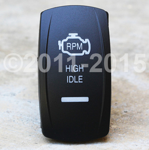 Engine High Idle - Dual Led Lighted Rocker Switch - vvpzc-9E5HI