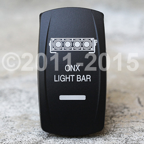 Onx Light Bar - Dual Led Lighted Rocker Switch Onx Light Bar - Dual Led Lighted Rocker Switch