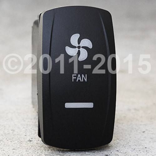 Fan - Dual Led Lighted Rocker Switch Fan - Dual Led Lighted Rocker Switch