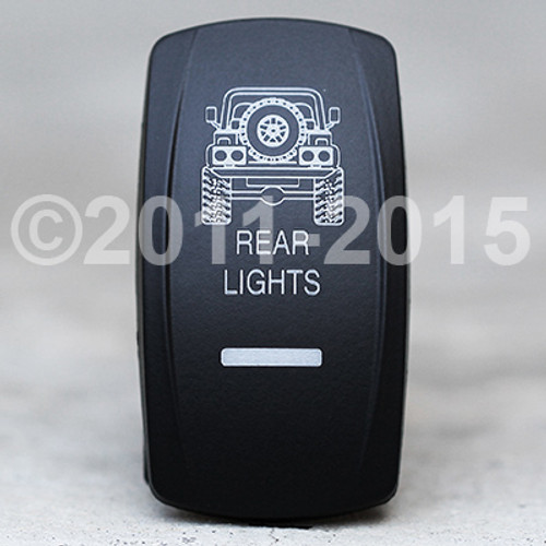 Jeep Tj Rear Lights - Dual Led Lighted Rocker Switch Jeep Tj Rear Lights - Dual Led Lighted Rocker Switch