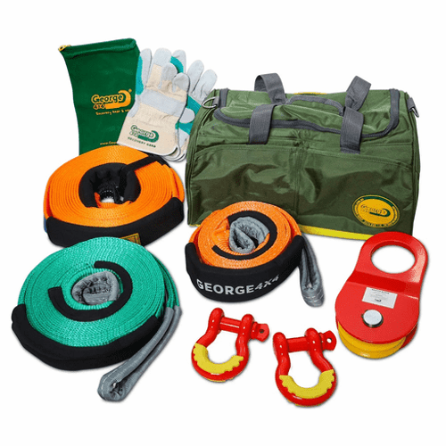 8 Piece Winch Recovery Extraction Kit 8 Piece Winch Recovery Extraction Kit