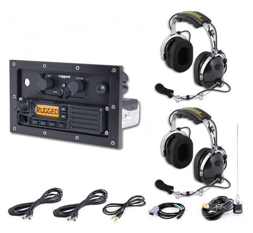 RHINO 660 2-Place Intercom with Vertex Radio and H22 Headsets