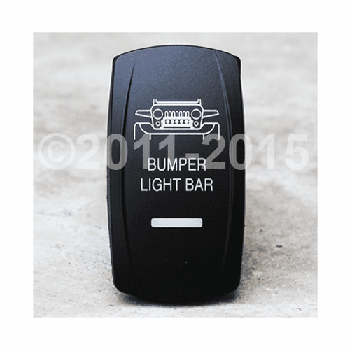 Bumper Light Bar-Dual Led Lighted Rocker Switch Bumper Light Bar-Dual Led Lighted Rocker Switch