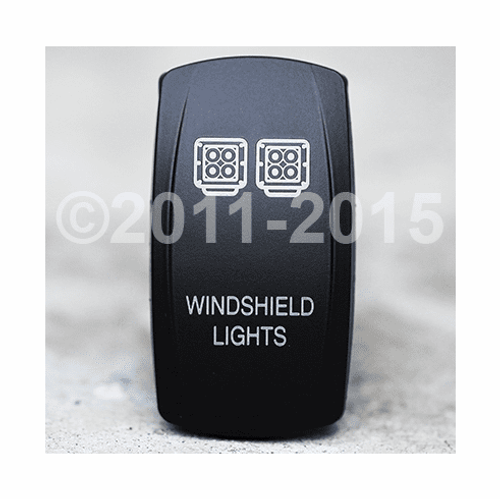 Led Windshield Lights-Dual Led Lighted Rocker-Switch Led Windshield Lights-Dual Led Lighted Rocker-Switch