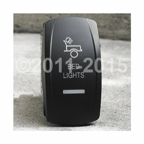Bed Lights-Dual Led Lighted Rocker-Switch - vvpzc-591TL