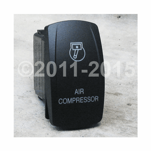 Air Compressor- Dual Led Lighted Rocker- Switch