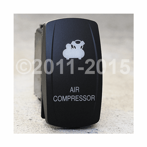 Air Compressor-Dual Led Lighted Rocker- Switch