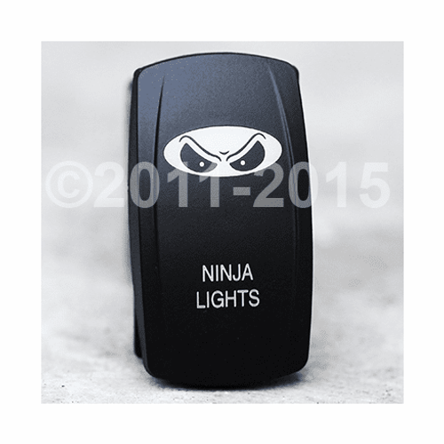 Ninja Lights-Dual Led Lighted Rocker- Switch - vvpzc-DC5NJ