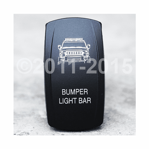 Fj Cruiser Bumper Light Bar-Dual Led Lighted Rocker Switch - vvpzc-FJ5BB