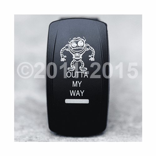 Grumpy Robot-Dual Led Lighted Rocker- Switch - vvpzc-GB100
