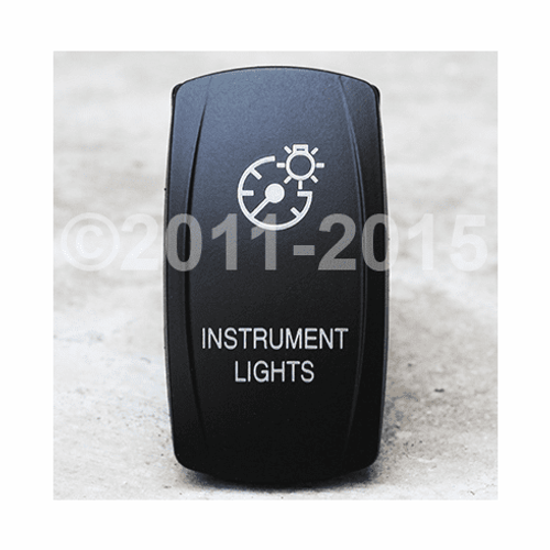 Instrument Lights-Dual Led Lighted Rocker- Switch