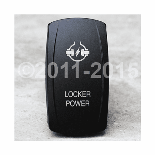 Locker Power-Dual Led Lighted Rocker- Switch - vvpzc-LP500