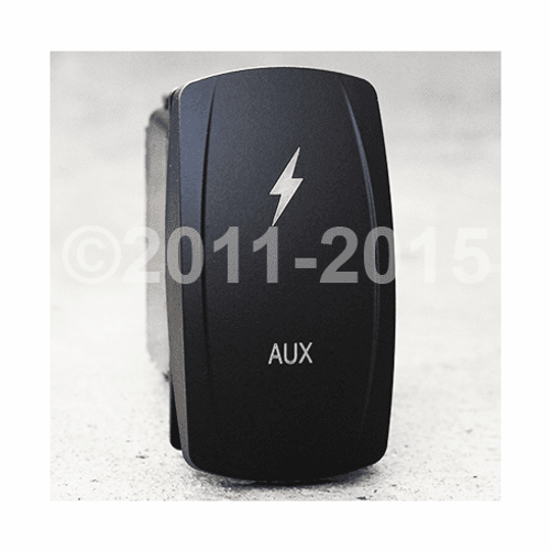 Aux Power-Dual Led Lighted Rocker Switch