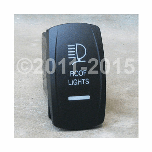 Roof Light-Dual Led Lighted Rocker Switch - vvpzc-RL113