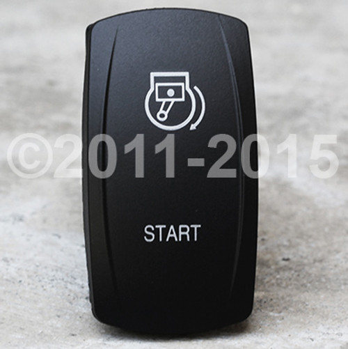 Engine Start-Dual Led Lighted Rocker-Switch - vvpzc-SE500