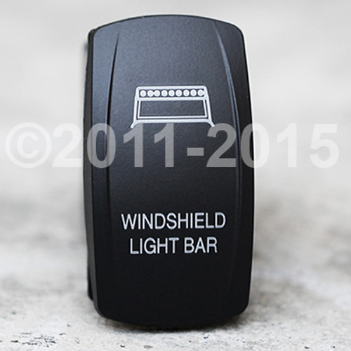 Windshield Light Bar Dual Led Lighted Rocker Switch Windshield Light Bar Dual Led Lighted Rocker Switch