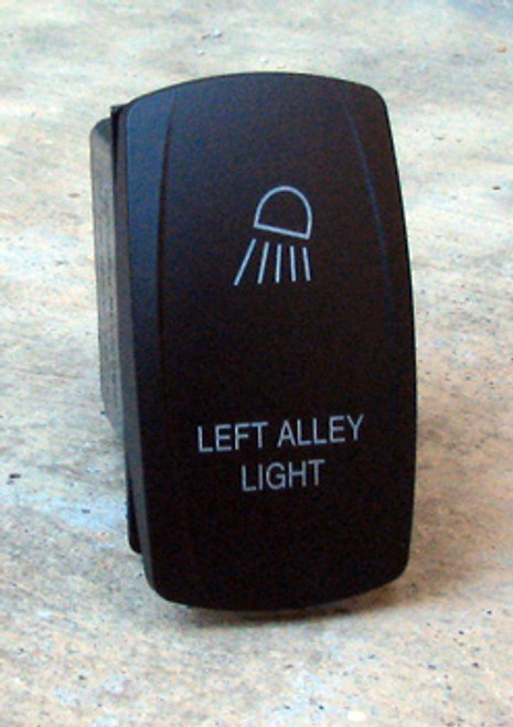Left Alley Light-Dual Led Lighted Rocker Switch