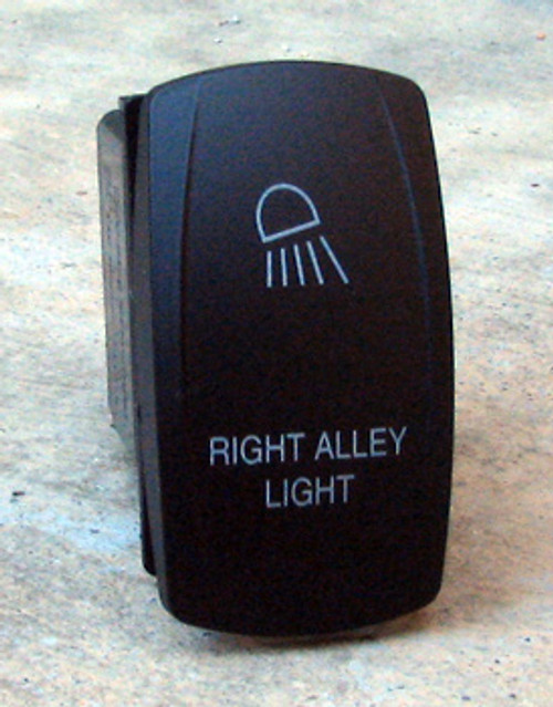 Right Alley Light-Dual Led Lighted Rocker Switch