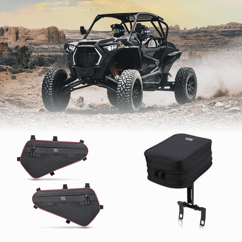 Kemimoto 2014-2023 Polaris Rzr Lower Door Storage Bag & Armrest Bag