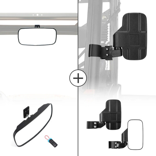 Kemimoto 2015-2023 Polaris Ranger 500 | 570 | XP 1000 Rear & Side View Mirrors