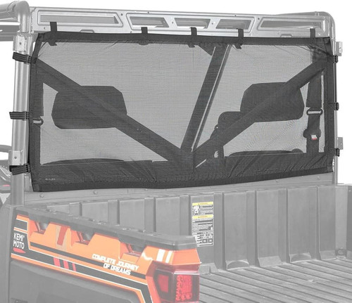 Kemimoto 2017-2025 Polaris Ranger Xp 1000 / Crew Sunshade Soft Rear Window Net