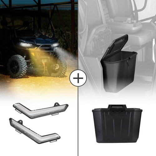 Kemimoto Can-am Defender Drl Signal Light & Storage Box (14l)