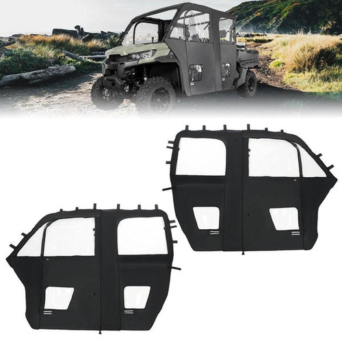 Kemimoto Can-am Defender Max Soft Cab Enclosure Doors