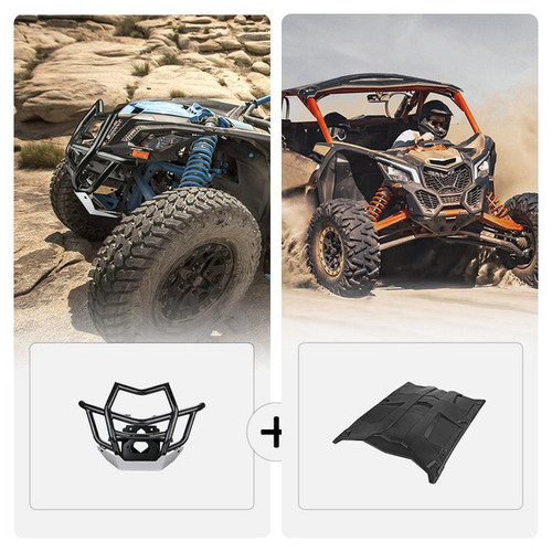 Kemimoto Can-am Maverick X3 Front Bumper & Hard Roof