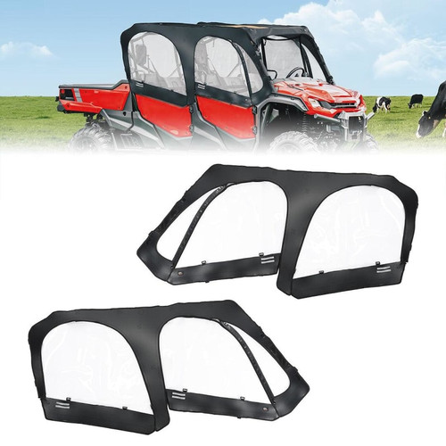 Kemimoto Honda Pioneer 1000-6 Soft Cab Enclosure 4 Side Upper Doors