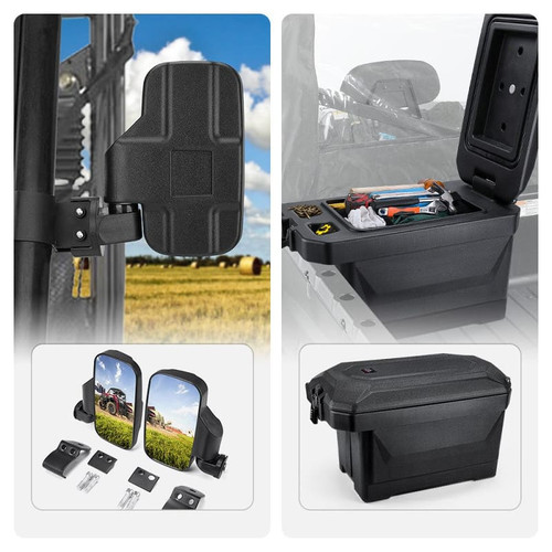 Kemimoto 2013-2024 Polaris Ranger 570 Storage Box