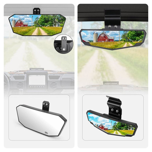 Kemimoto Polaris Ranger Upgraded Rear View Mirrors