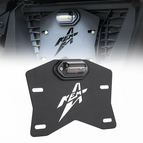 Kemimoto Universal Utv Led License Plate Bracket Kit