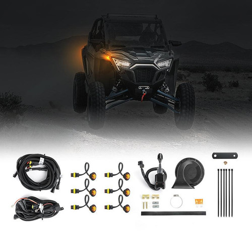 Kemimoto Universal Utv Turn Signal Kit & 105d Horn