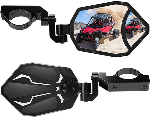 Kemimoto Utv 1.6"-2" Rear View Side Mirrors