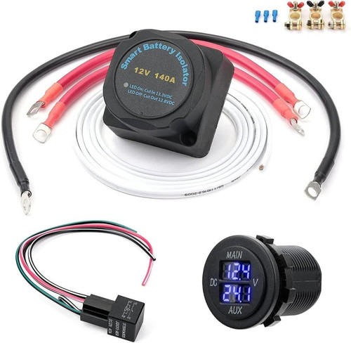 Kemimoto Utv Dual Battery Isolator Kit