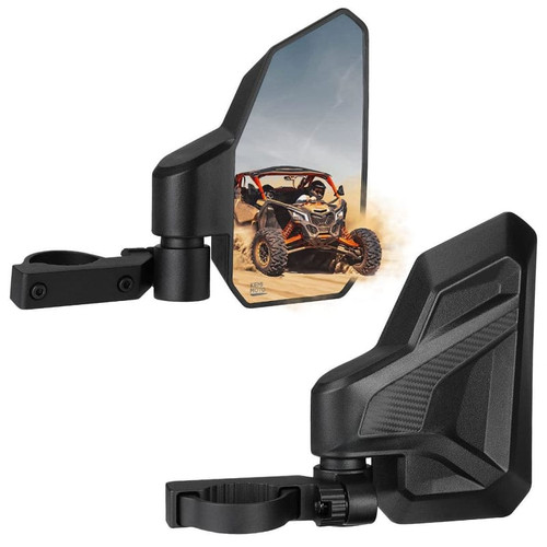 Kemimoto Utv Side Mirrors For 1.6"-2" Roll Bar