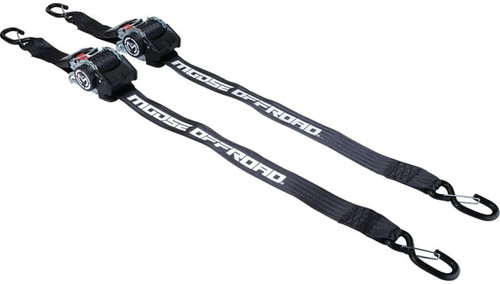Moose - Retractable Ratcheting Tie-down Straps