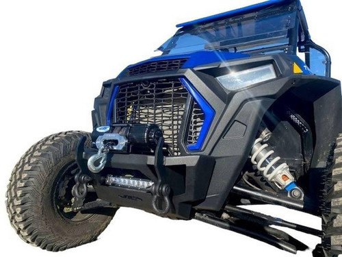 Extreme Metal Products Polaris Rzr "stubby" Front Winch Bumper