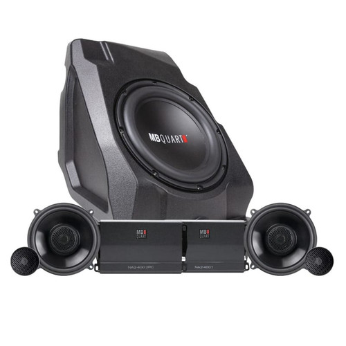 Mb Quart Polaris Rzr Pro Xp / Pro R / Turbo R Stage 3 Tuned Audio System (ride Command)