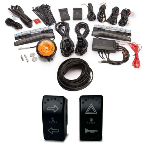 Ravek Can-am Maverick X3 Plug & Play Apex Auto-cancel Utv Turn Signal Kit With Running Lights