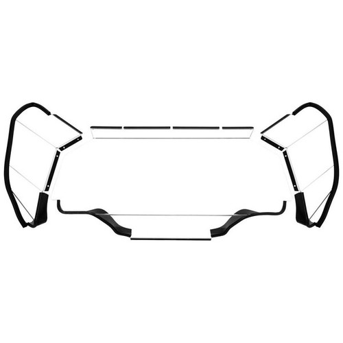 Tusk Polaris Rzr Pro R Clear Scratch Resistant Polycarb Rear Window