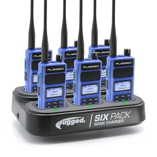 Rugged Radios Business-band Handheld Radio (6-pack)