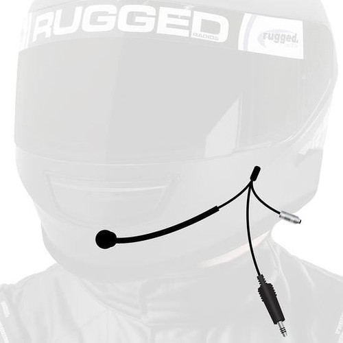 Rugged Radios 4c Imsa Wired Straight Cord Helmet Kit With Mic And 3.5mm Jack