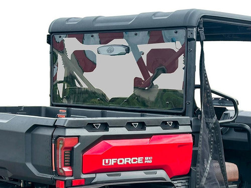 Spike Powersports Cfmoto U10 Pro Tinted Rear Shield W/ Adjustable Vent