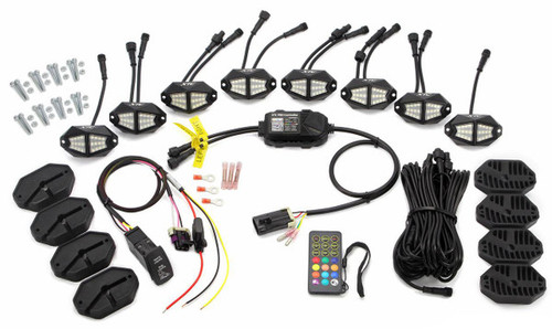 Xtc Power Products X-lites Rgb+w Rock Light Kit W/ Turn Signal Integration